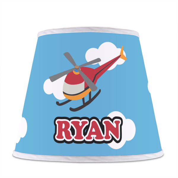 Helicopter Poly Film Empire Lampshade - Front View