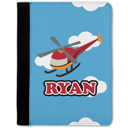 Helicopter Notebook Padfolio w/ Name or Text