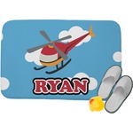 Helicopter Memory Foam Bath Mat (Personalized)