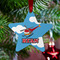 Helicopter Metal Star Ornament - Lifestyle