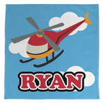 Helicopter Microfiber Dish Towel (Personalized)
