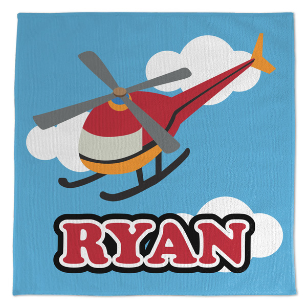 Custom Helicopter Microfiber Dish Towel (Personalized)