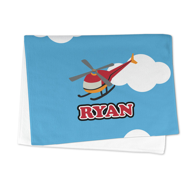 Helicopter Microfiber Dish Towel - FOLDED HALF