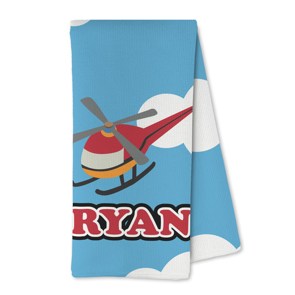 Custom Helicopter Kitchen Towel - Microfiber (Personalized)