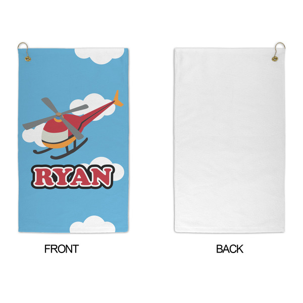 Helicopter Microfiber Golf Towels - APPROVAL