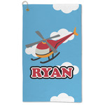 Helicopter Microfiber Golf Towel (Personalized)