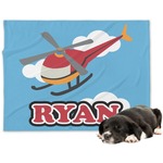 Helicopter Dog Blanket - Large (Personalized)