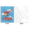 Helicopter Minky Blanket - 50"x60" - Single Sided - Front & Back