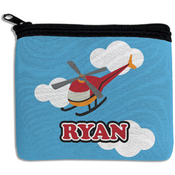 Helicopter Rectangular Coin Purse (Personalized)