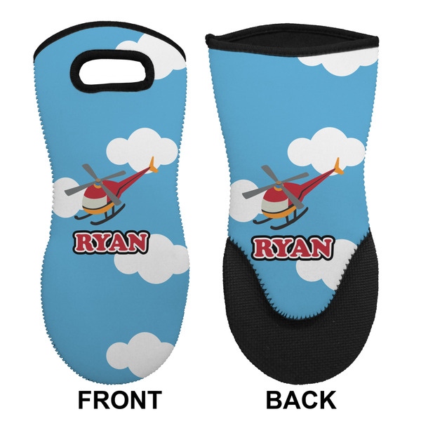 Helicopter Neoprene Oven Mitt (Front & Back)