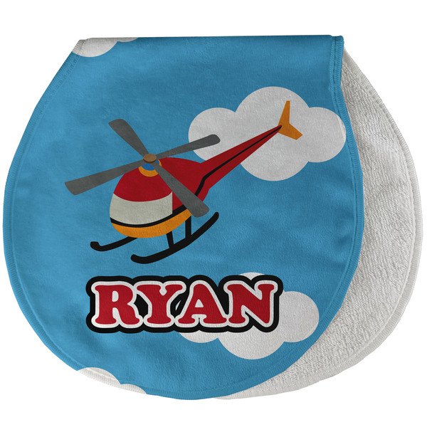 Helicopter New Baby Burp Folded