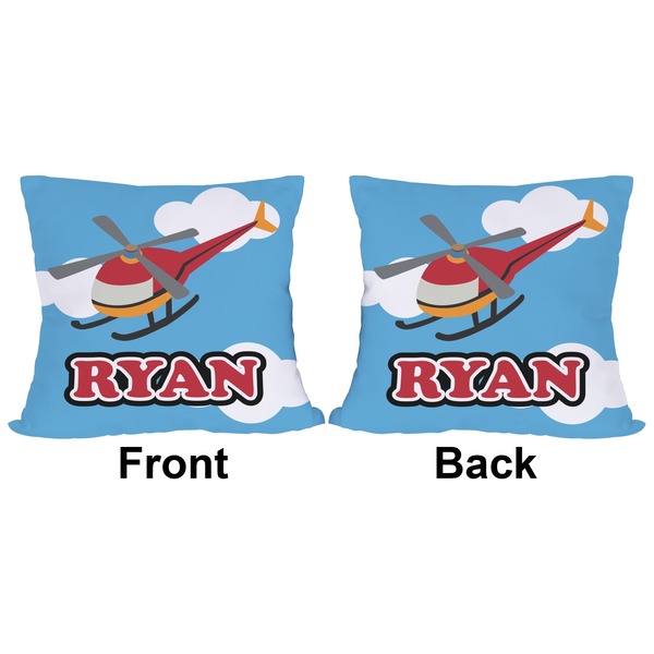 Helicopter Outdoor Pillow - 20x20
