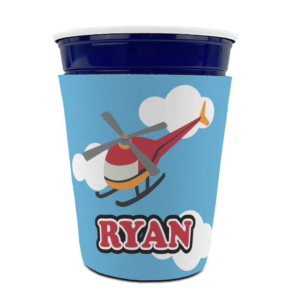 Helicopter Party Cup Sleeves - without bottom - FRONT (on cup)