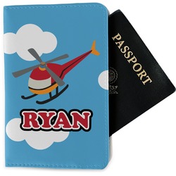 Helicopter Passport Holder - Fabric (Personalized)