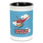 Helicopter Ceramic Pencil Holders - Black