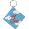 Helicopter Personalized Diamond Key Chain