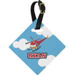 Helicopter Diamond Luggage Tag (Personalized)