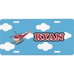Helicopter Front License Plate (Personalized)