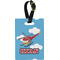 Helicopter Personalized Rectangular Luggage Tag