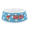 Helicopter Plastic Dog Bowl - Medium (Personalized)