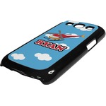 Helicopter Plastic Samsung Galaxy 3 Phone Case (Personalized)
