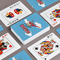 Helicopter Playing Cards - Front & Back View
