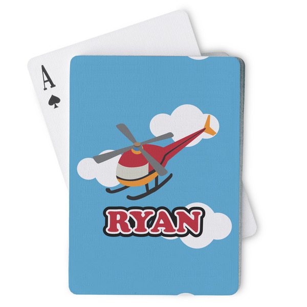 Custom Helicopter Playing Cards (Personalized)