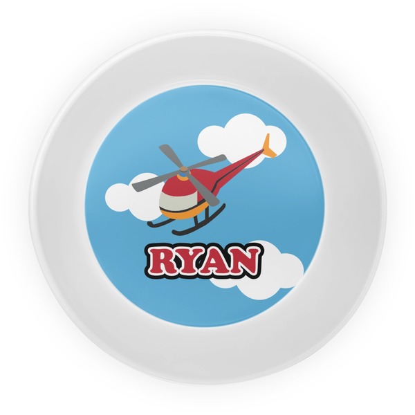 Helicopter Melamine Bowl - Center