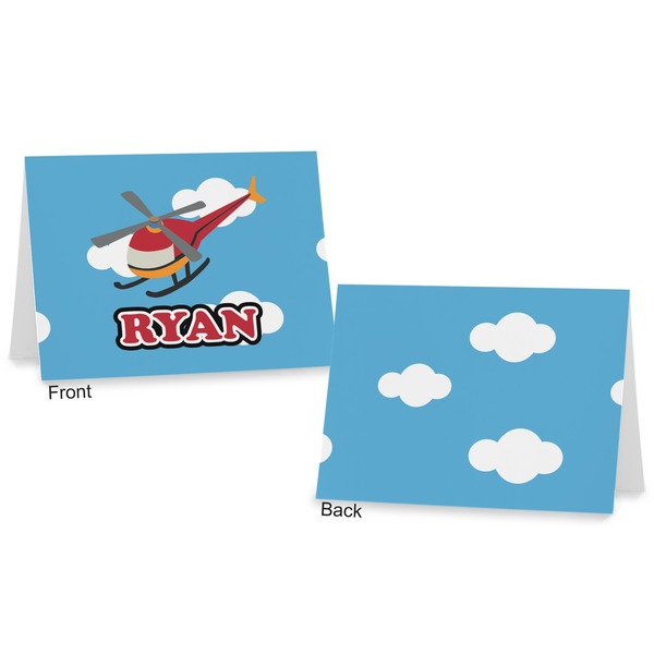 Helicopter Postcard - Front and Back