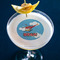 Helicopter Printed Drink Topper - Medium - In Context