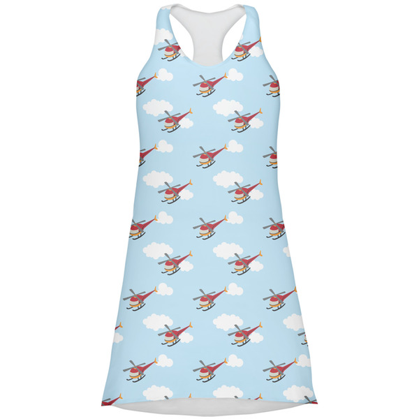 Custom Helicopter Racerback Dress