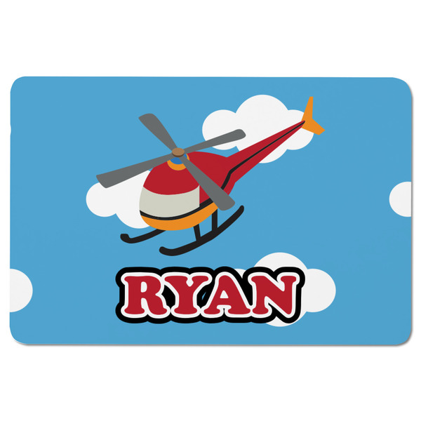 Helicopter Rectangular Fridge Magnet - FRONT