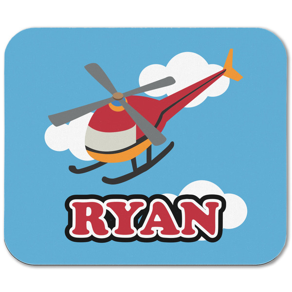 Helicopter Rectangular Mouse Pad - APPROVAL