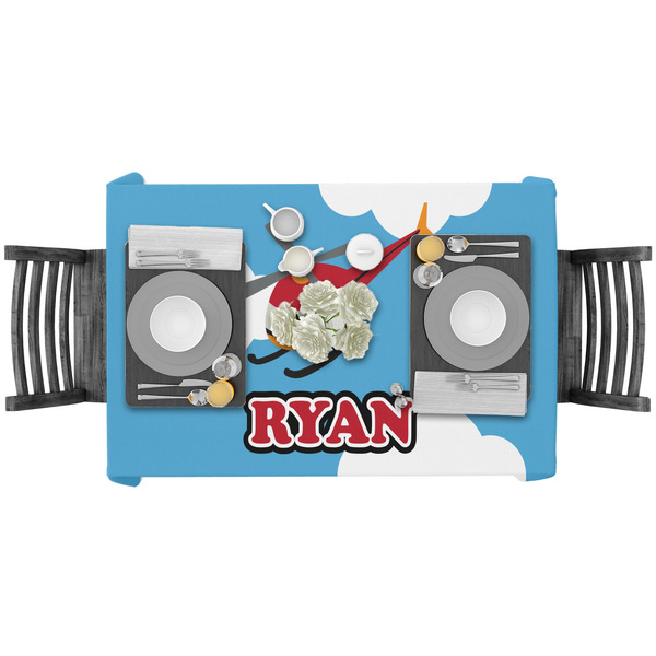 Helicopter Rectangular Tablecloths - LIFESTYLE