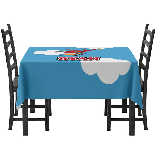 Custom Helicopter Tablecloth (Personalized)