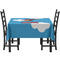 Helicopter Rectangular Tablecloths - Side View