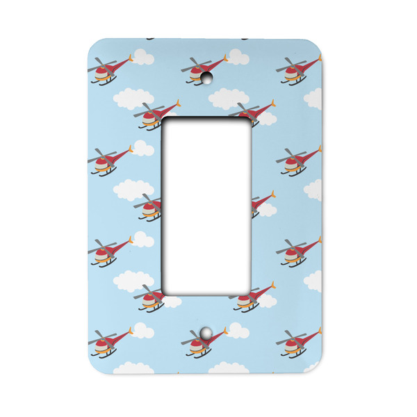 Custom Helicopter Rocker Style Light Switch Cover