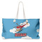 Helicopter Large Tote Bag with Rope Handles (Personalized)