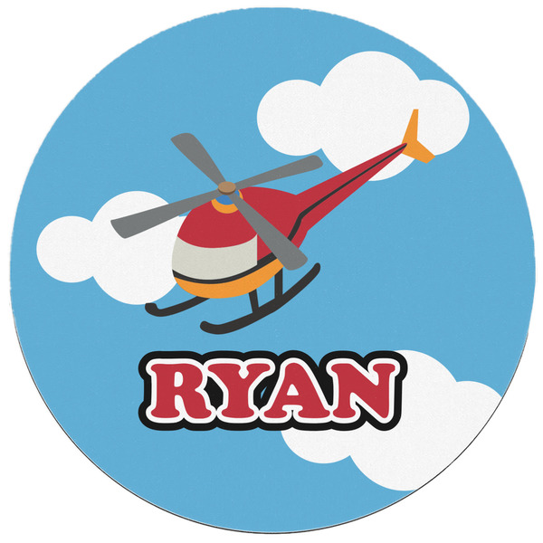 Helicopter Round Mousepad - APPROVAL