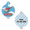 Helicopter Round Pet ID Tag - Large - Approval