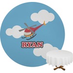 Helicopter Round Tablecloth (Personalized)