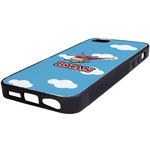 Helicopter Rubber iPhone 5/5S Phone Case (Personalized)