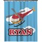 Helicopter Extra Long Shower Curtain - 70"x84" (Personalized)