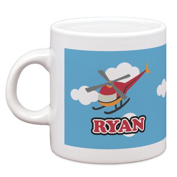 Custom Helicopter Espresso Cup (Personalized)