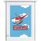 Helicopter Single White Cabinet Decal