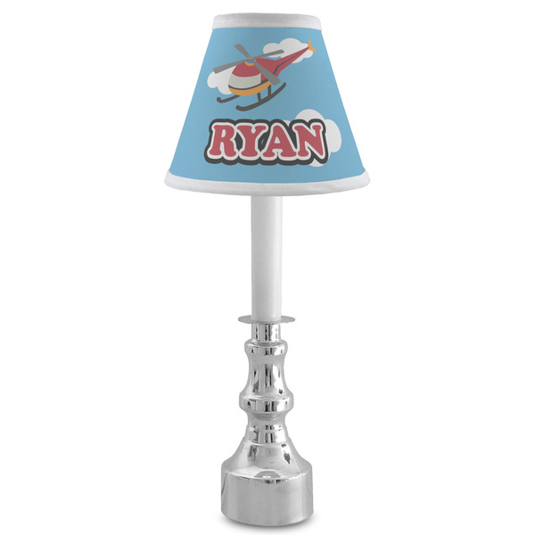 Helicopter Small Chandelier Lamp - LIFESTYLE (on candle stick)