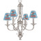 Helicopter Small Chandelier Shade - LIFESTYLE (on chandelier)