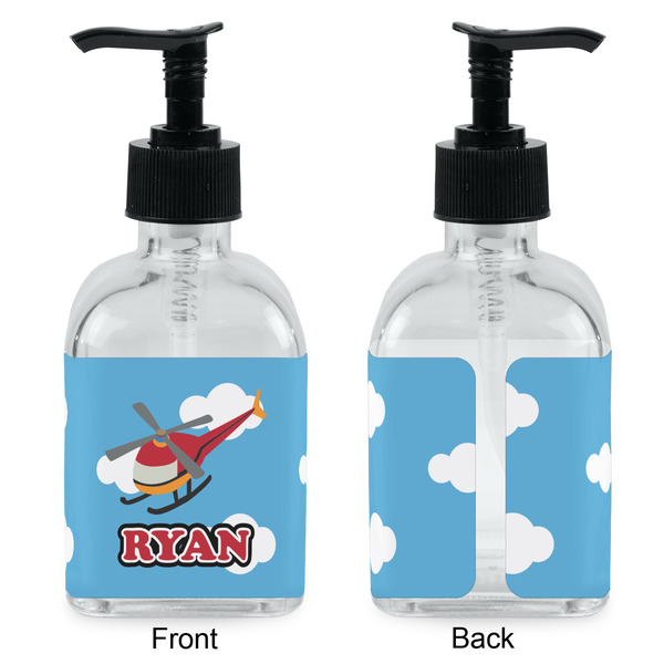 Helicopter Glass Soap/Lotion Dispenser - Approval