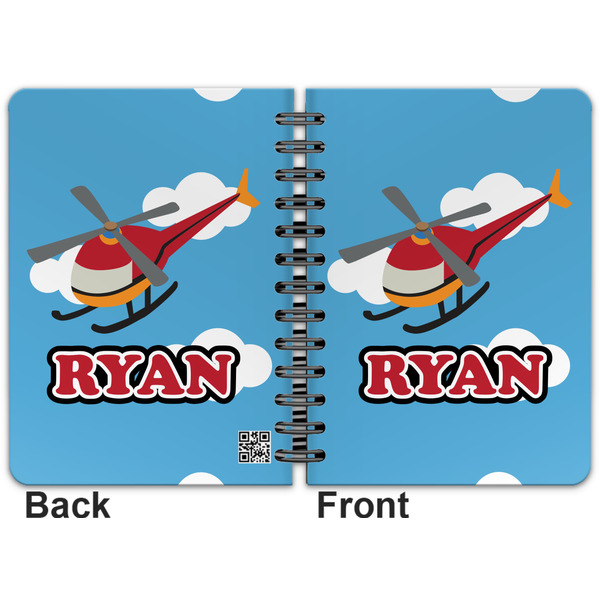 Helicopter Spiral Journal 5 x 7 - Apvl