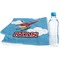 Helicopter Sports Towel Folded with Water Bottle